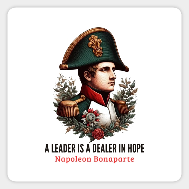 Napoleon's Insight On Leadership: Inspire Hope Sticker by BattlegroundGuide.com